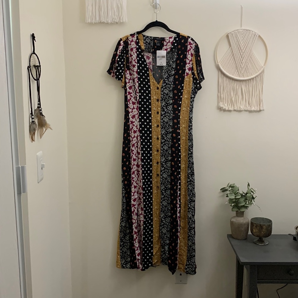 Bohemian pattern midi dress!